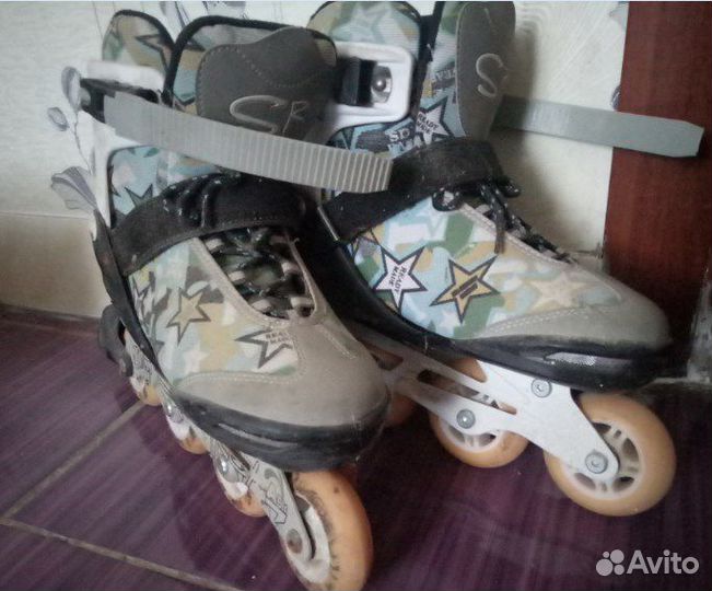Роликовые коньки L 39-42