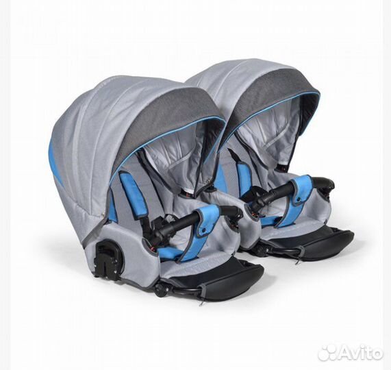 Коляска для двойни 2 в 1