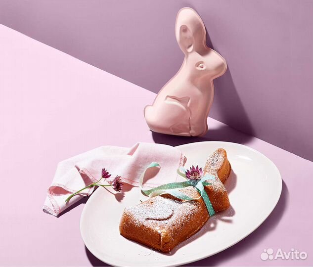 Tchibo Форма для выпечки кролик металл новая