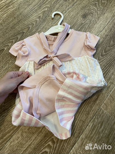 Пакет летних платьев для девочки 74-80