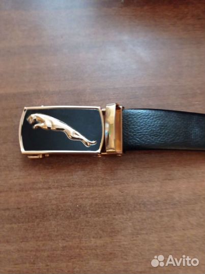 Мужской кожаный ремень новый