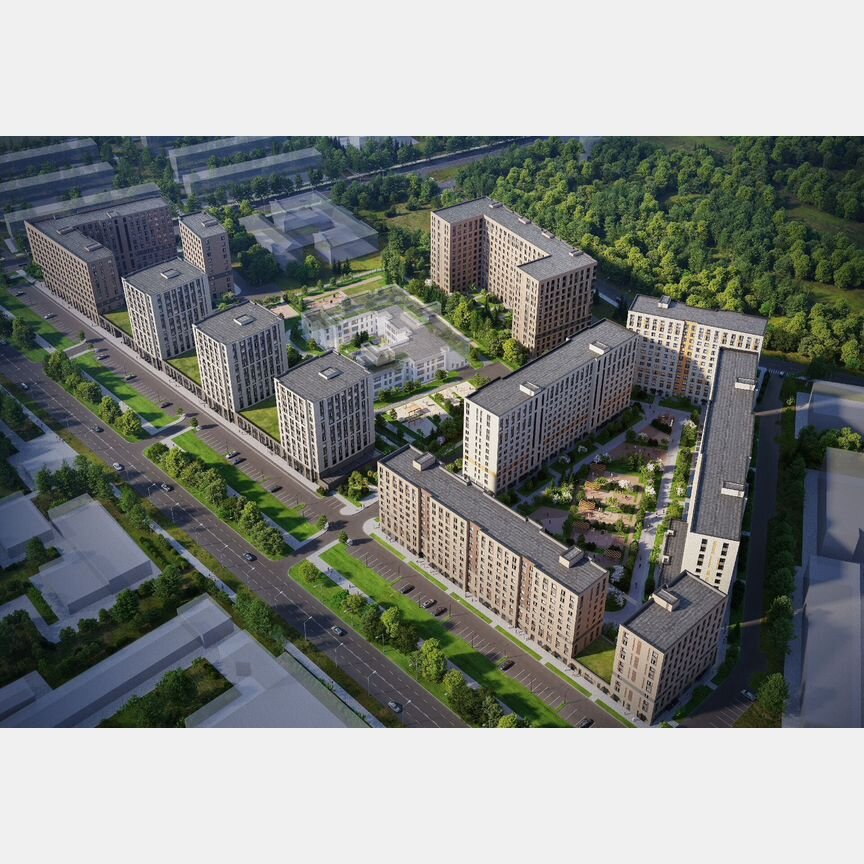 1-к. квартира, 36,9 м², 10/12 эт.