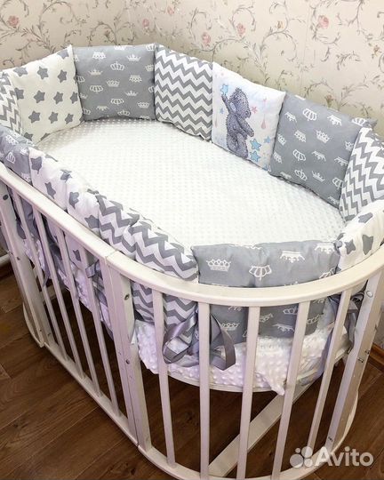 Бортики в кроватку