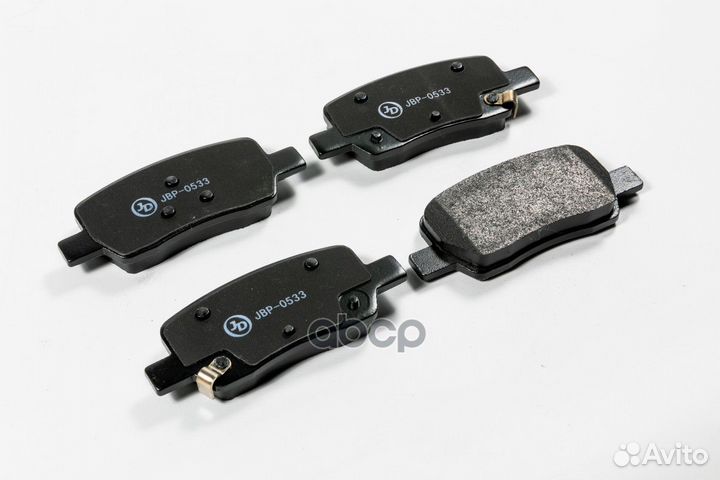 Колодки тормозные дисковые, задние JBP0533 Just