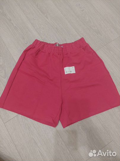 Женские летние шорты на лето Хлопок Футер