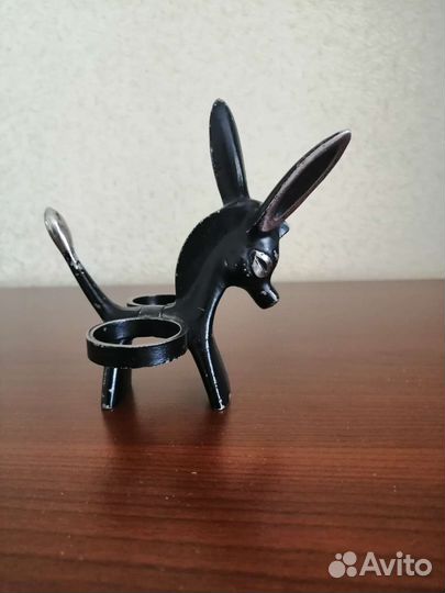 Подставка для специй, ослик /зебра чугун СССР