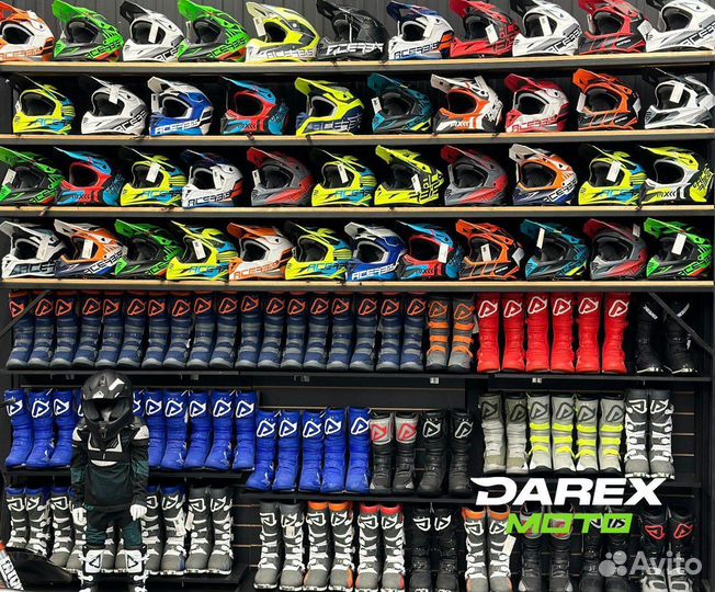 Шлем для Мотокросса / Эндуро