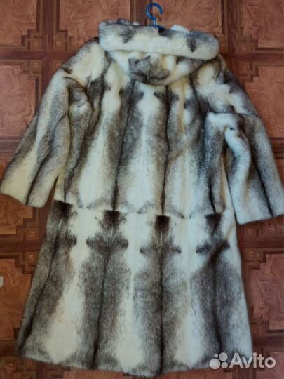 Шуба норковая с капюшоном 50 52 размер