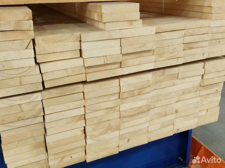 Доска строганая 38*140*3000 мм сорт AB скругление