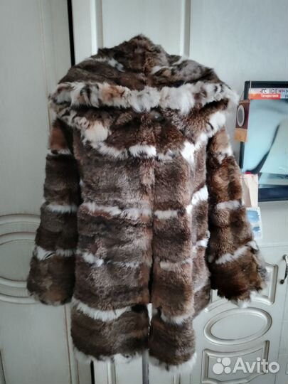 Шуба из меха рыси