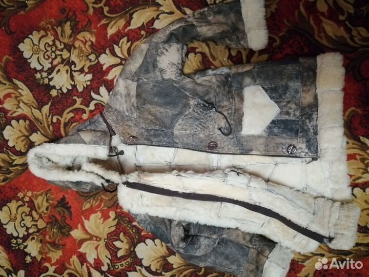 Дубленка детская 98