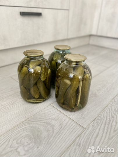 Огурцы соленые