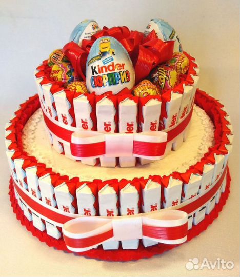Торт из конфет