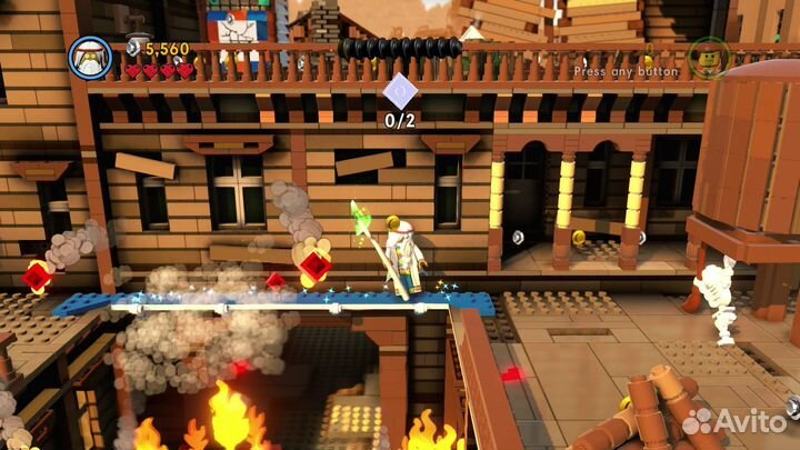 Lego Movie Videogame, б/у, английский (3DS)