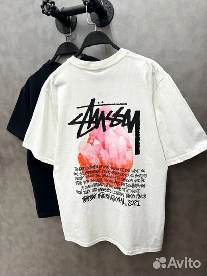 Футболка Stussy унисекс оверсайз (Новинка 2024)