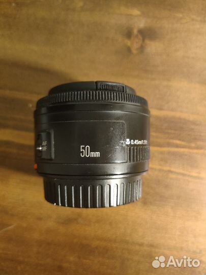 Объектив canon 50mm 1 8 ii