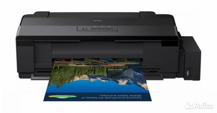 Принтер струйный Epson L1800 цветная печать, A3
