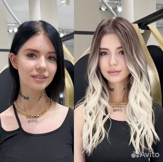 Невидимое Наращивание волос