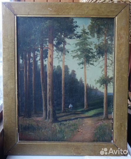Копия картины Шишкина 1950-е годы