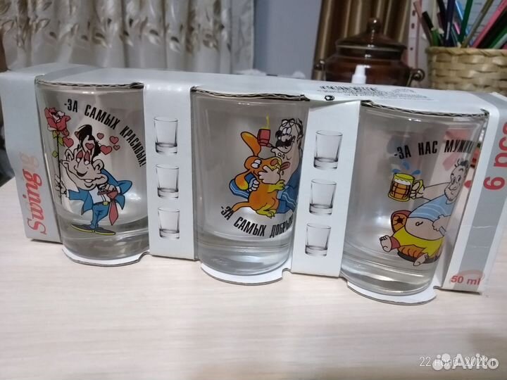 Стопки рюмки новые набор