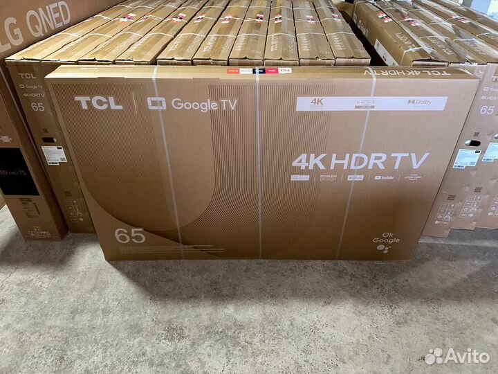 Телевизор TCL 65P637 4K Cмарт тв, Новый, Гарантия