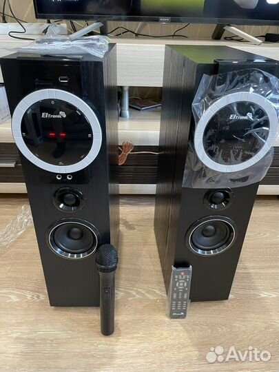 Мощные колонки караоке bluetooth