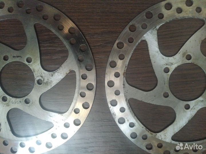 Пapa зa 27O (ротор тормоз диск 160) для велосипеда