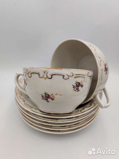 Кофейный и чайный частичный сервиз