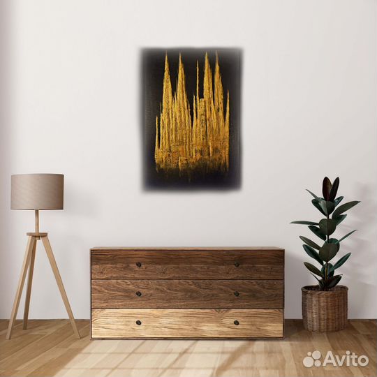 Картина абстракция саграда фамилия