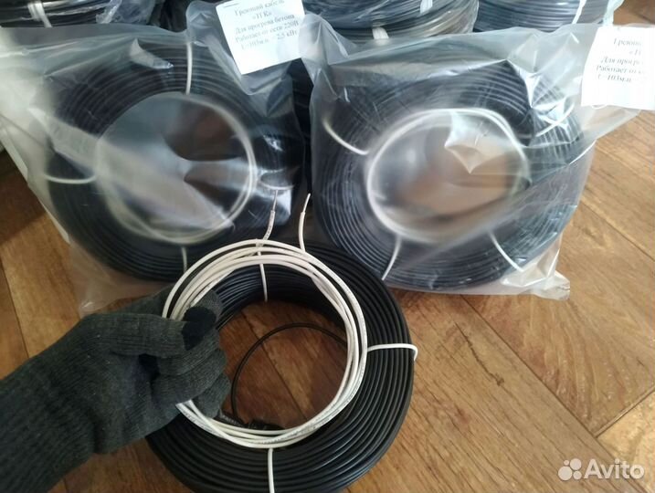 Прогревающий кабель для бетона