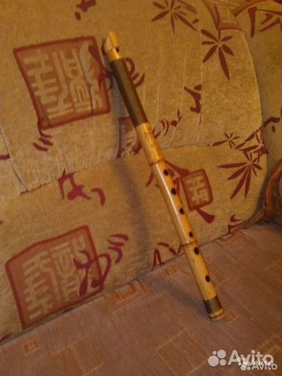 Бамбуковая продольная флейта бансури