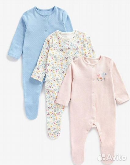 Новые слипы mothercare 68,74, 80,86 см