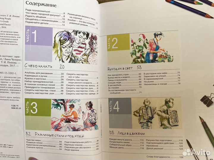 Уличный скетчинг: зарисовки людей Линн Чепмен