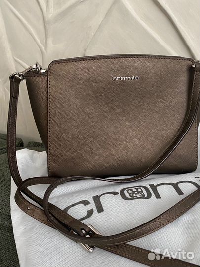 Сумка cromia натуральная кожа сафьяновая