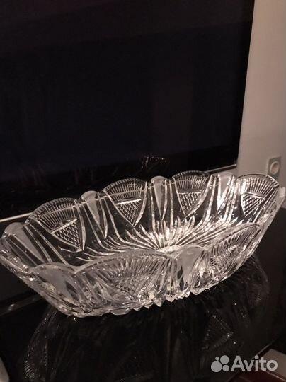 Хрустальная ваза времен СССР