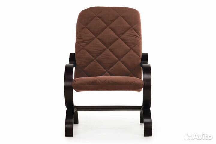 Кресло интерьерное современное коричневое