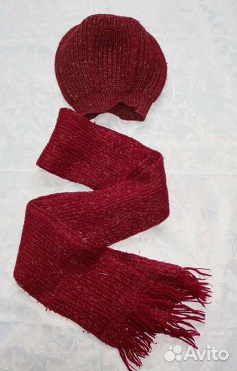 Комплект шапка и шарф