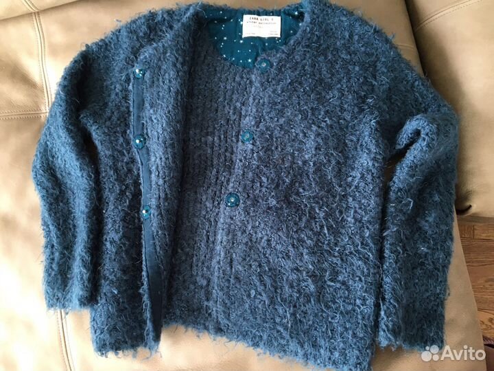 Кофта детская для девочки 122 см, 7 лет Zara