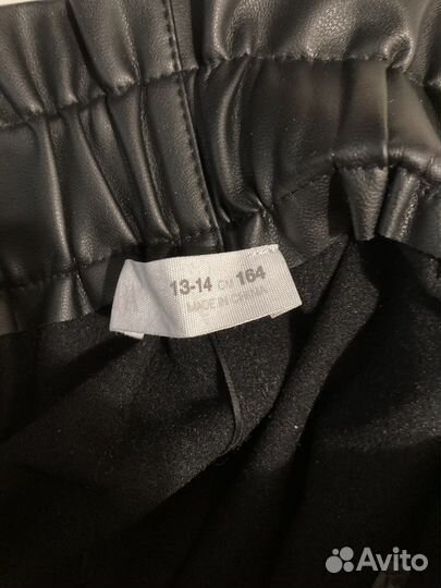 Шорты кожаные, zara