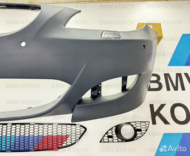 Передний бампер на BMW E60 в стиле М5 е60