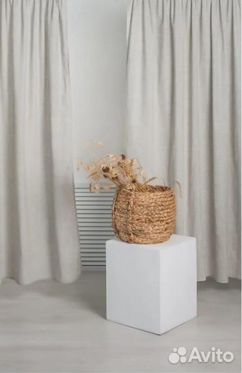 Шторы из льна