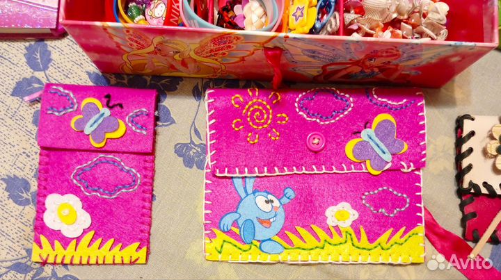 Коробка с бижутерией для девочек