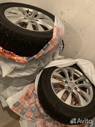 Колеса в сборе r16 зима шипы michelin - Suzuki sx4