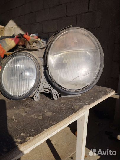 Фары на mercedes w210 рестайлинг