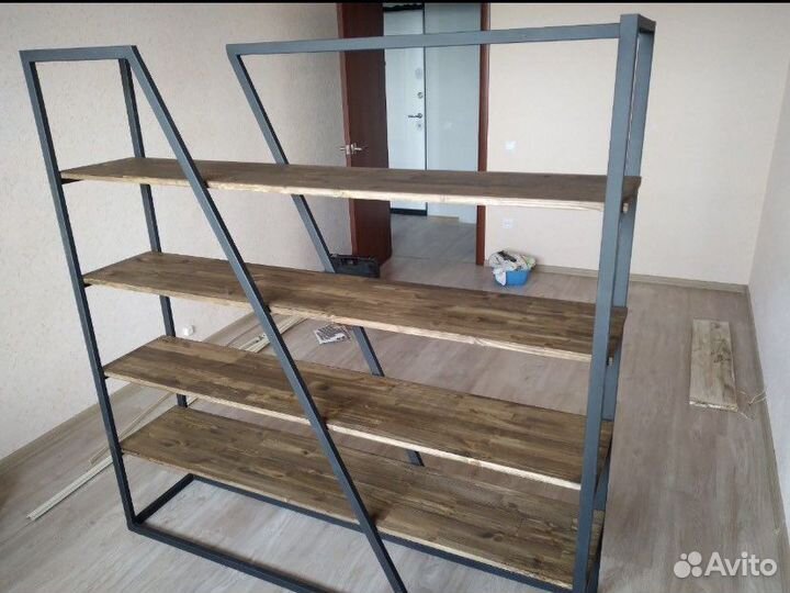 Стеллажи, полки в стиле лофт