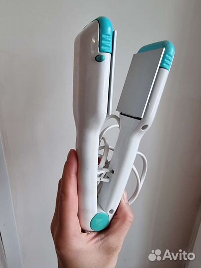 Утюжок для волос выпрямитель и насадка гофре