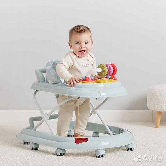 Happy Baby Ходунки Smiley v2 / цвет sky