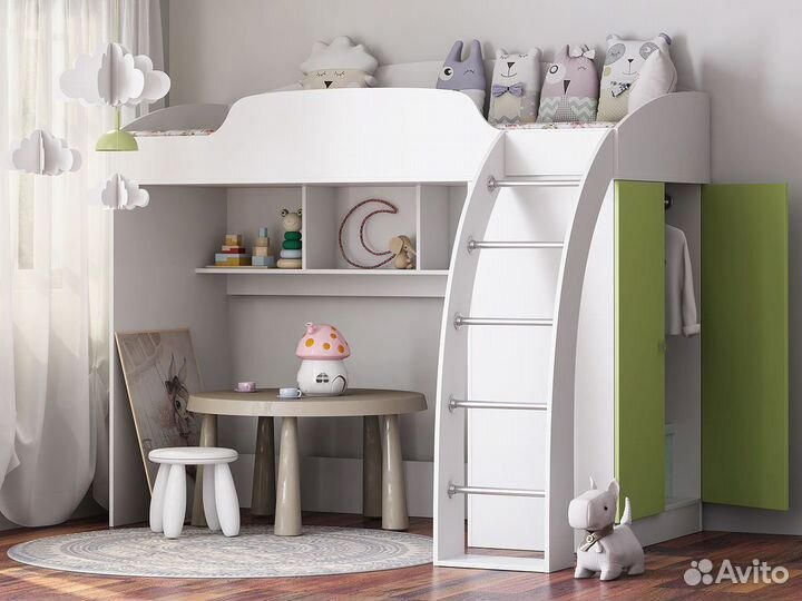Соня 1 детская кровать чердак