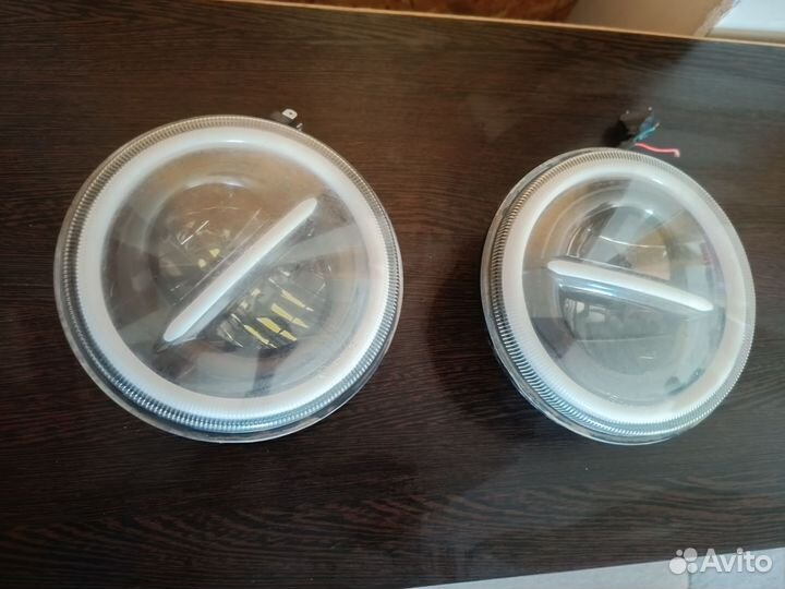 Светодиодные фары на Ниву