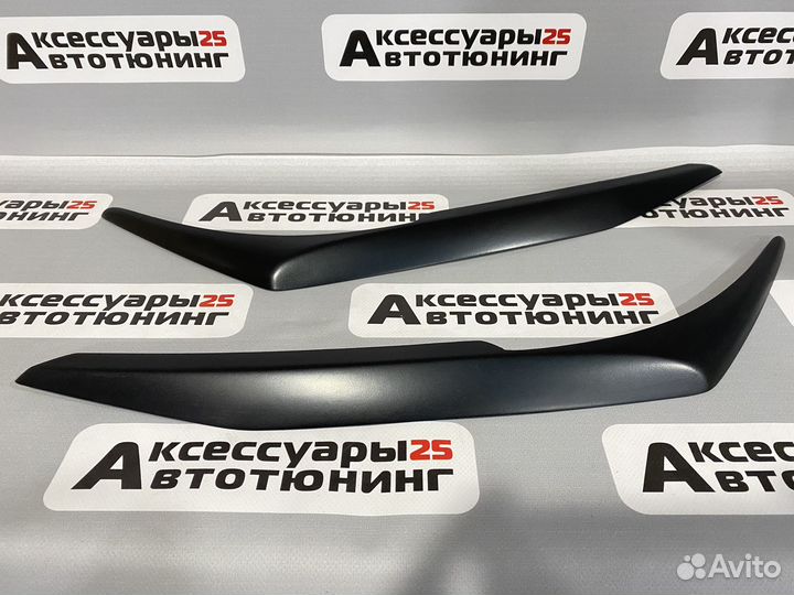 Реснички на фары Honda Fit gk, gp (Фит) 2013-2015г